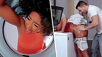 Milf Misty Stone Dâm Đãng Bị Kẹt Trong Máy Giặt Và Khao Khát Tình Dục Thô Bạo